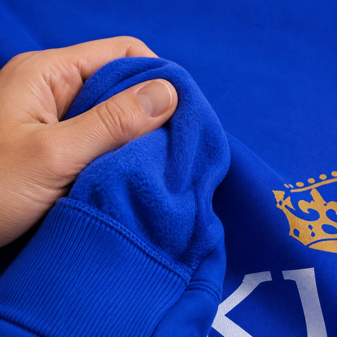 Blue King & Queen Hoodies