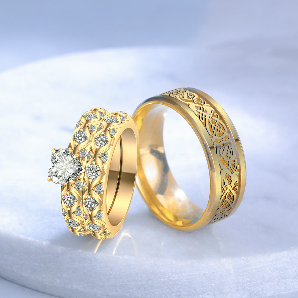 Celtic Dragon Rings