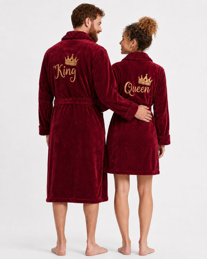 Red King & Queen Bathrobes