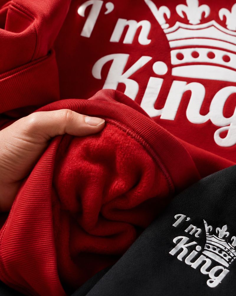 King & Queen Red Tracksuits