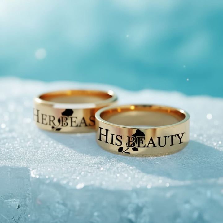 Demure Rose Rings