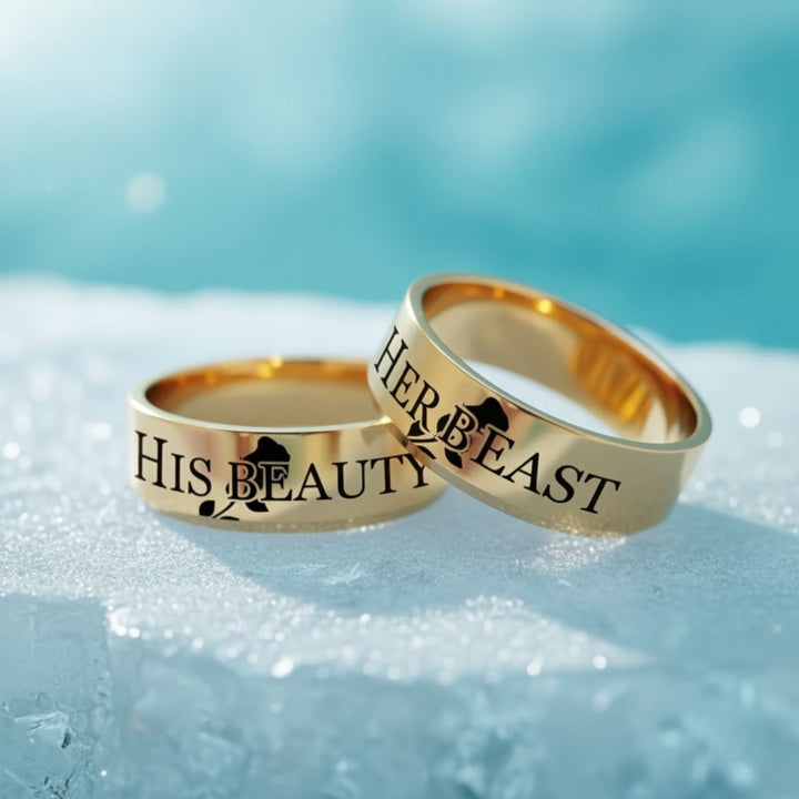 Demure Rose Rings