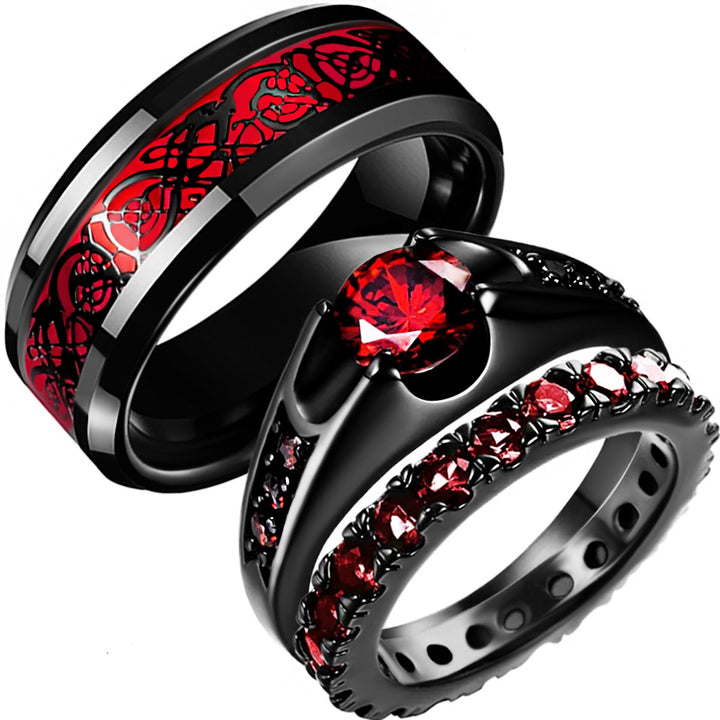 Red Beauty Rings