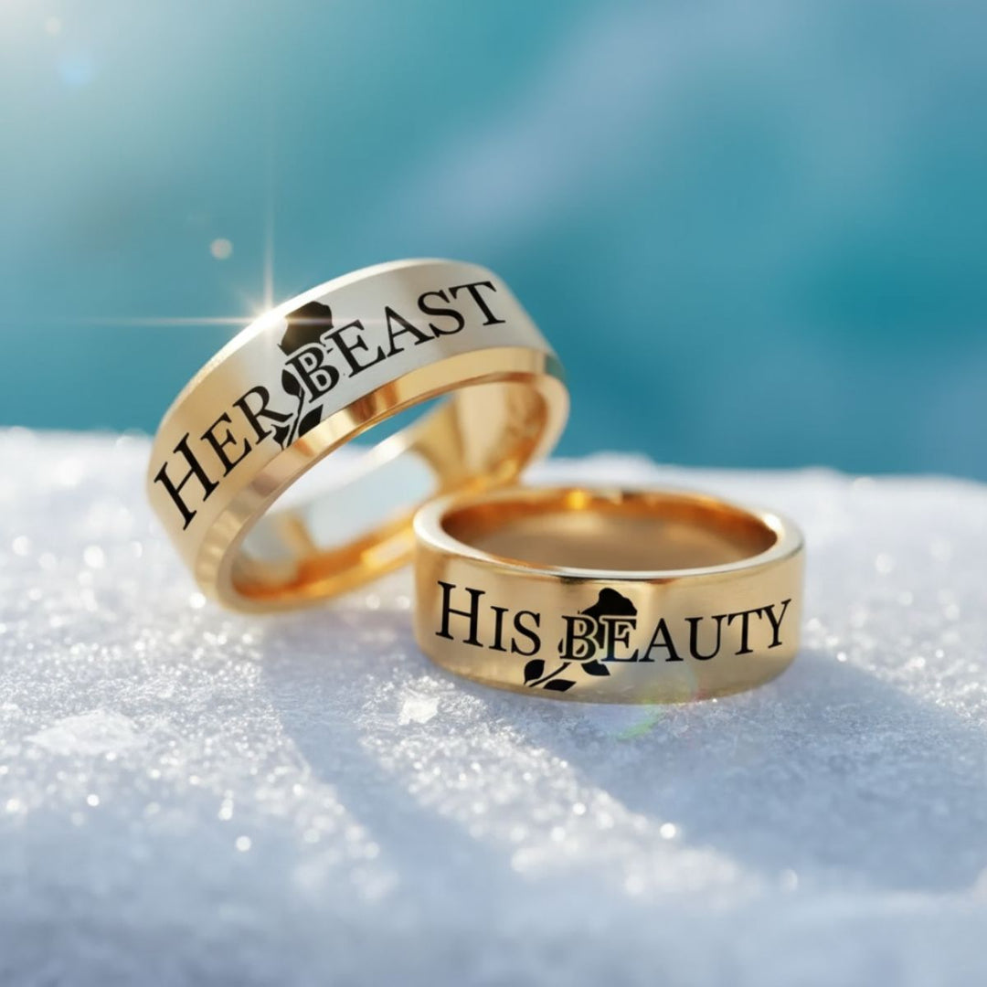 Demure Rose Rings