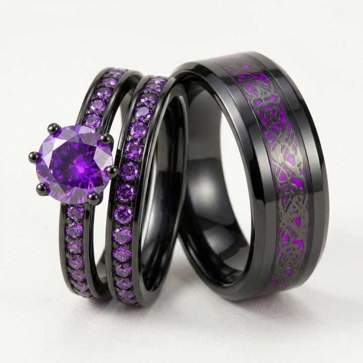 Lilac Blossom Rings