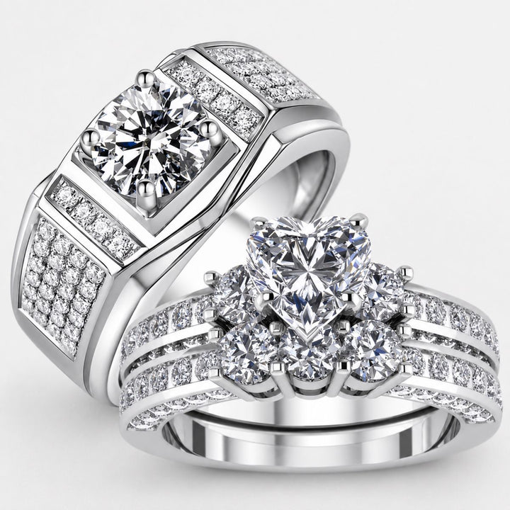 Spring Heart Rings