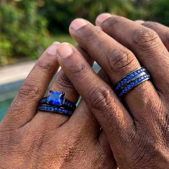Midnight Sapphire Rings