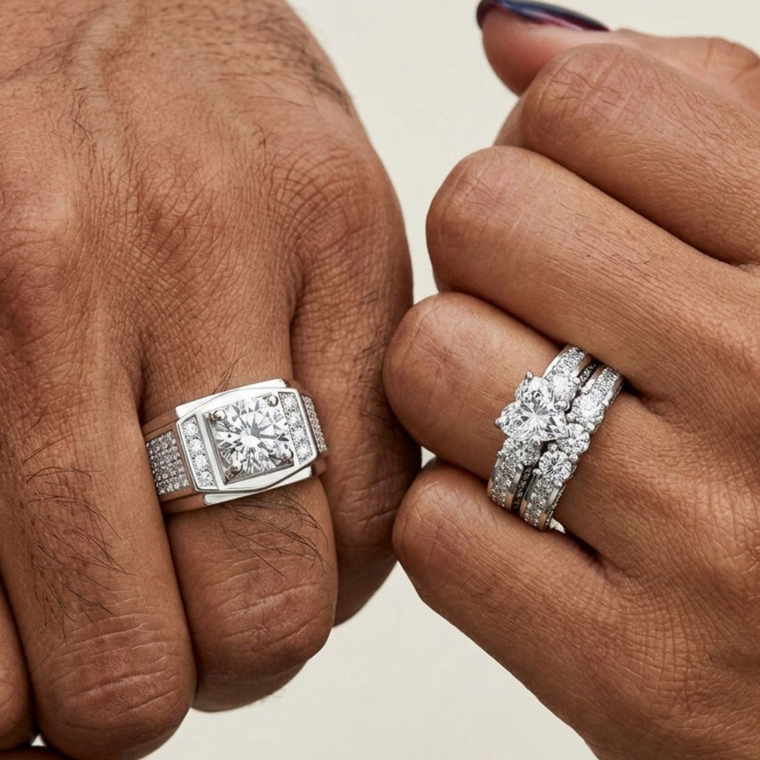 Spring Heart Rings