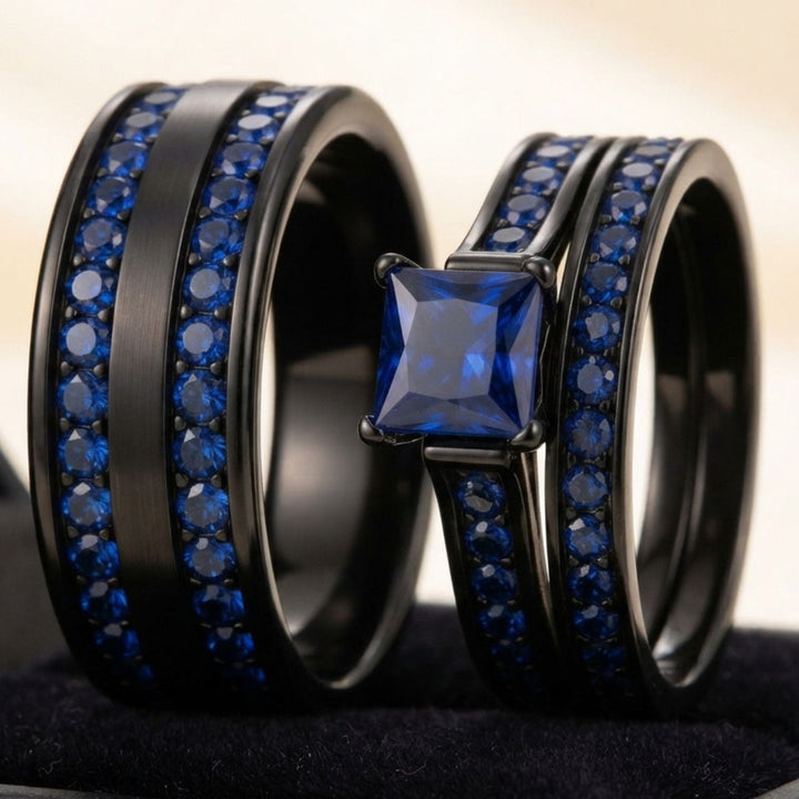 Midnight Sapphire Rings