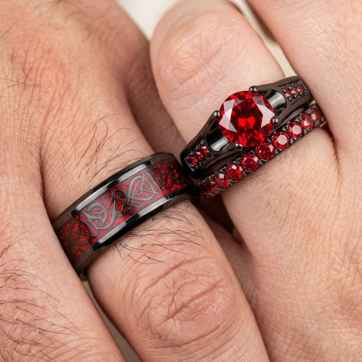 Red Beauty Rings