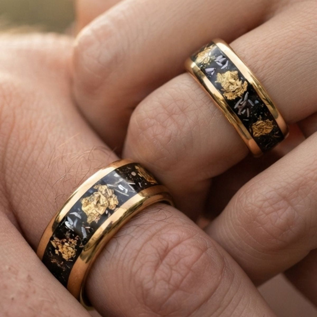 Golden Noir Rings