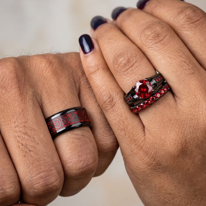 Red Beauty Rings