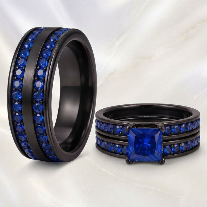 Midnight Sapphire Rings