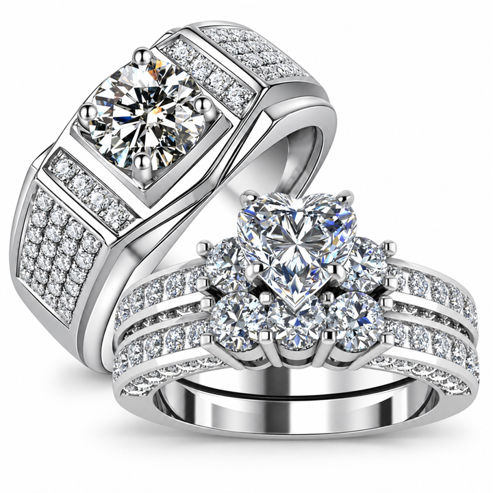 Spring Heart Rings