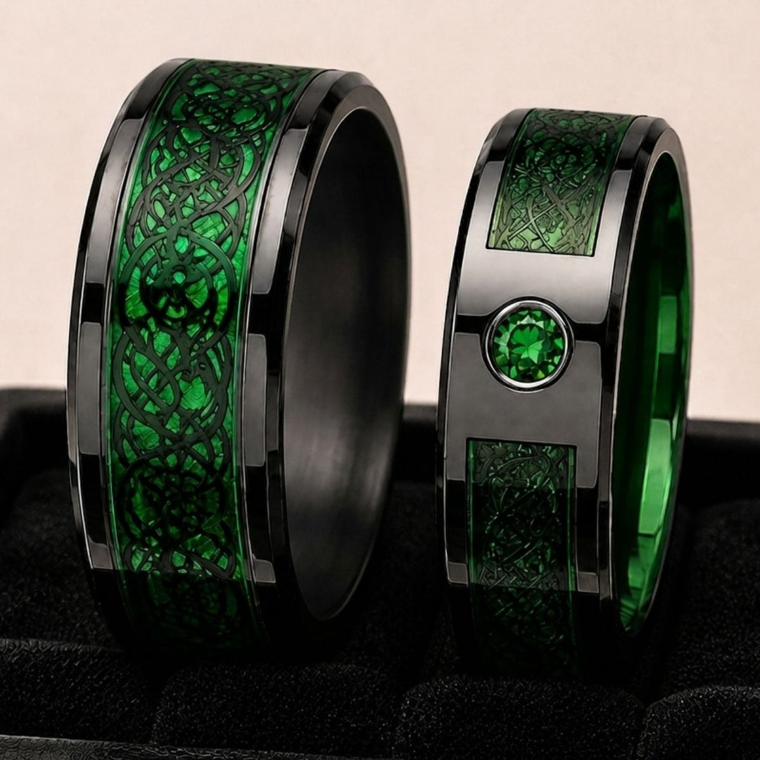 Emerald Green Rings