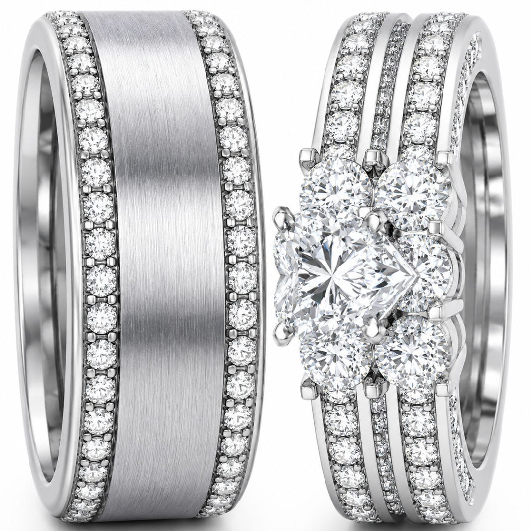 Hearted Love Rings