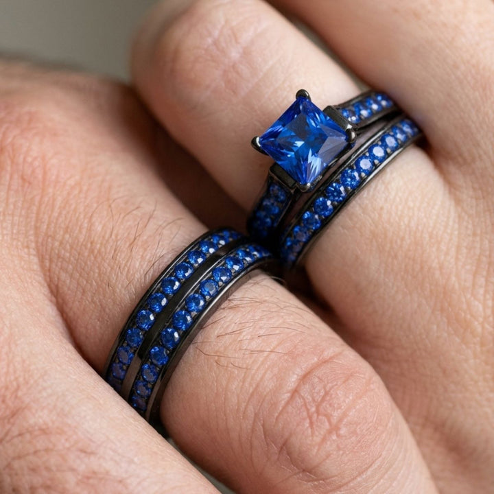 Midnight Sapphire Rings