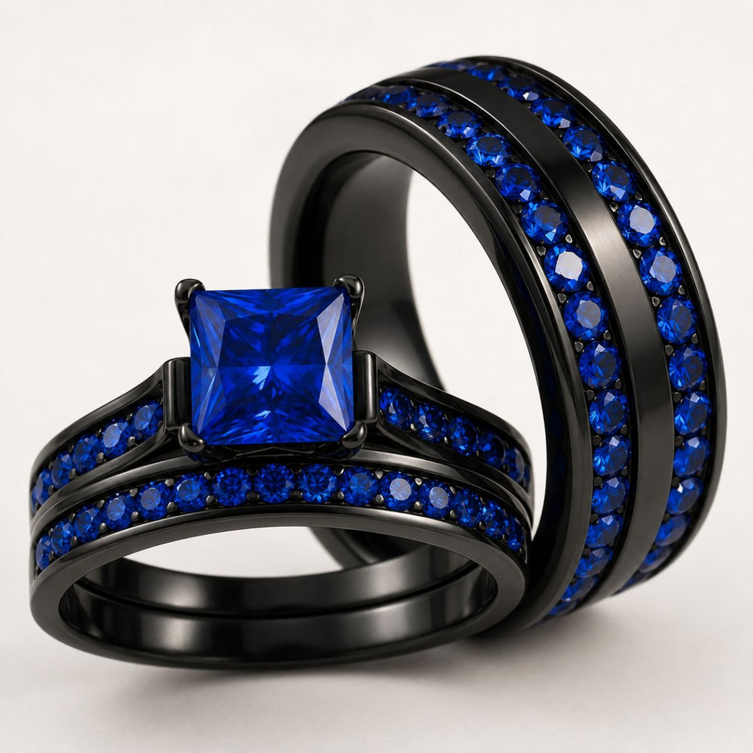 Midnight Sapphire Rings