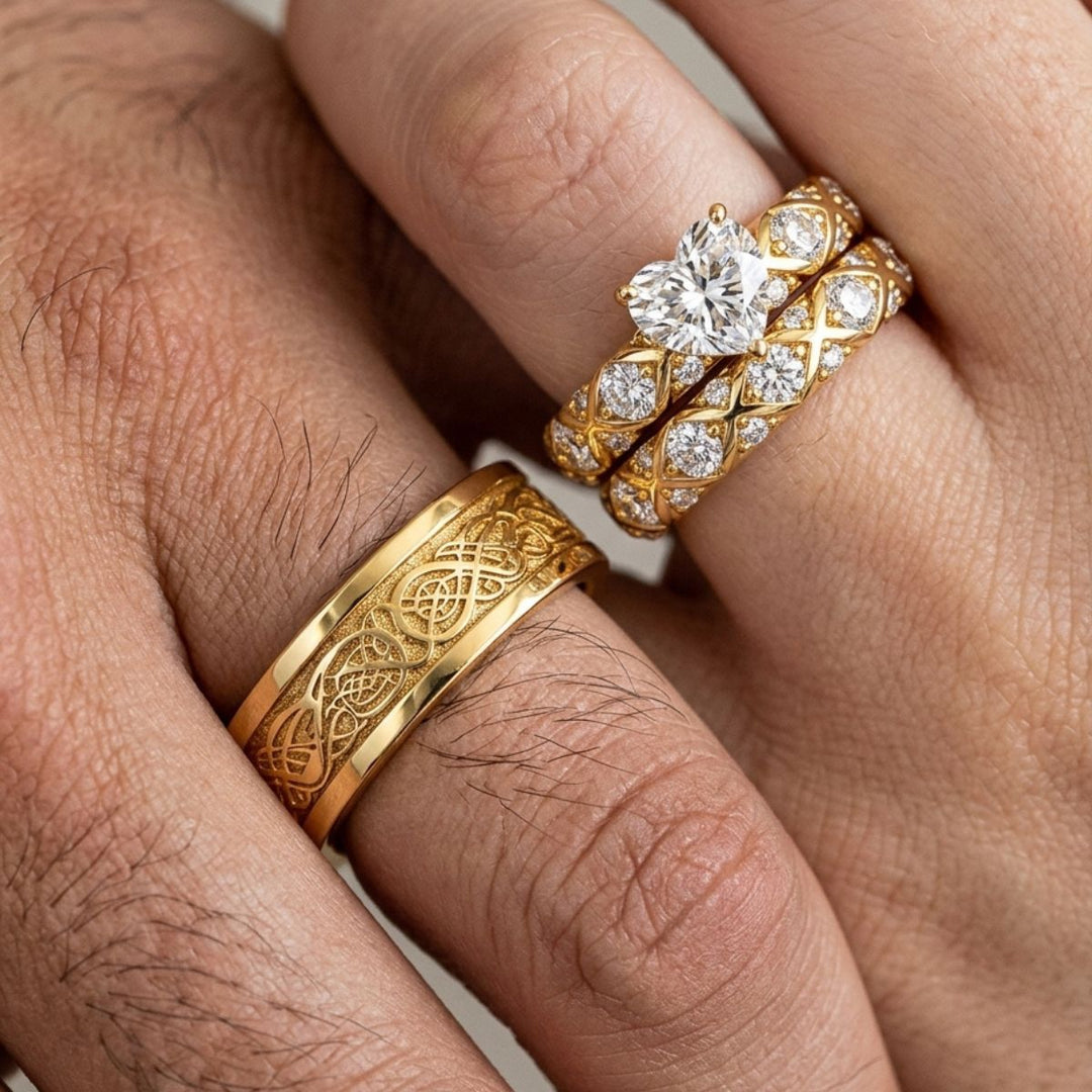 Celtic Dragon Rings