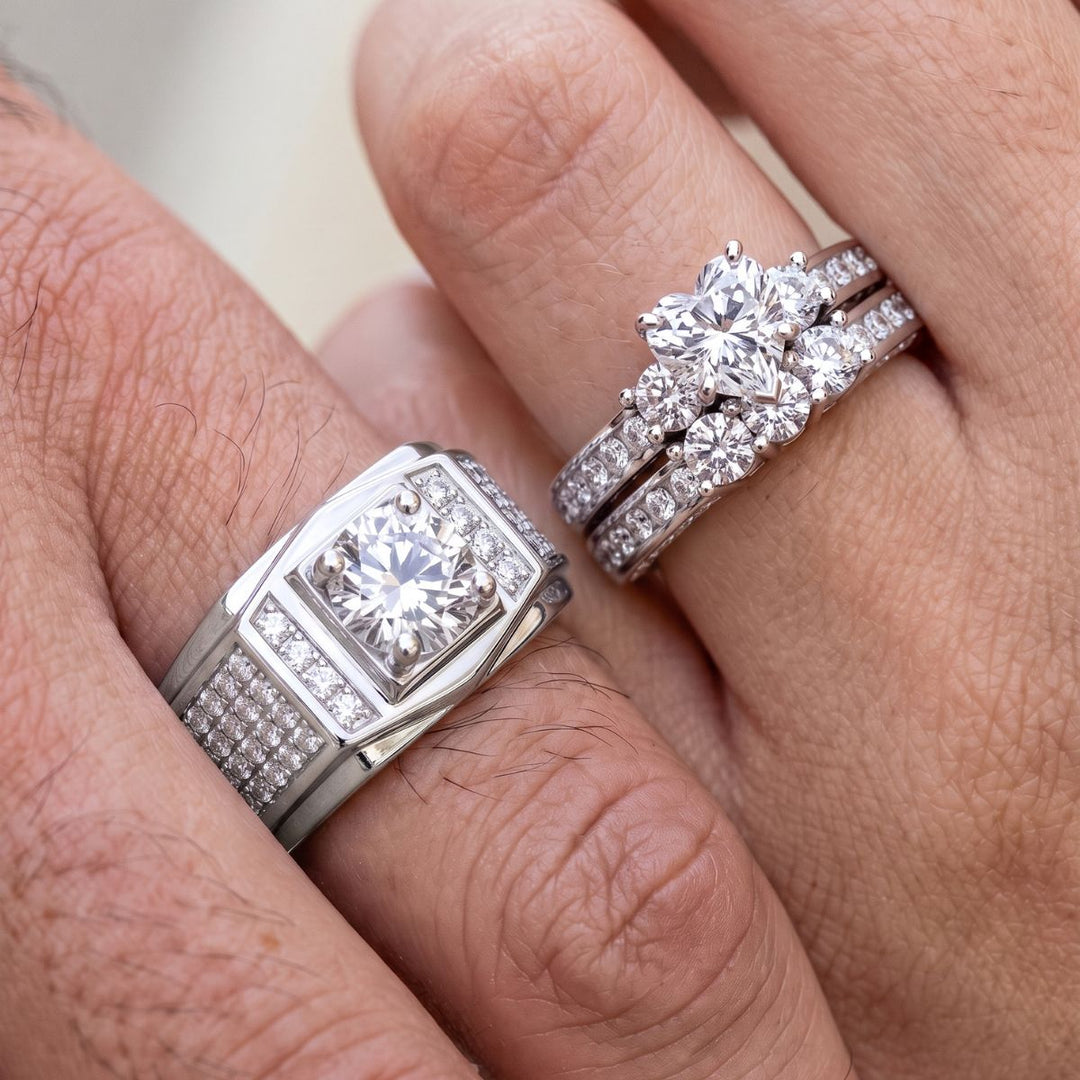 Spring Heart Rings