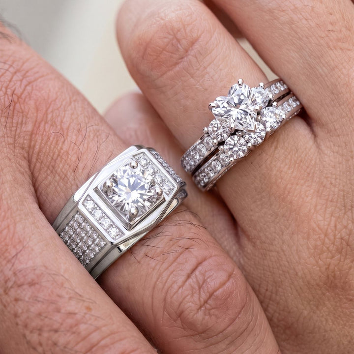 Spring Heart Rings