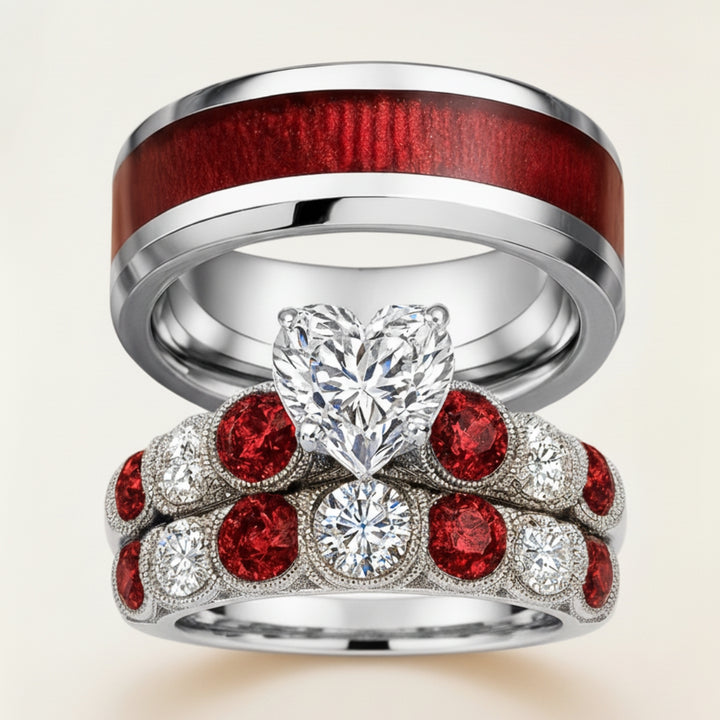 Red Love Rings