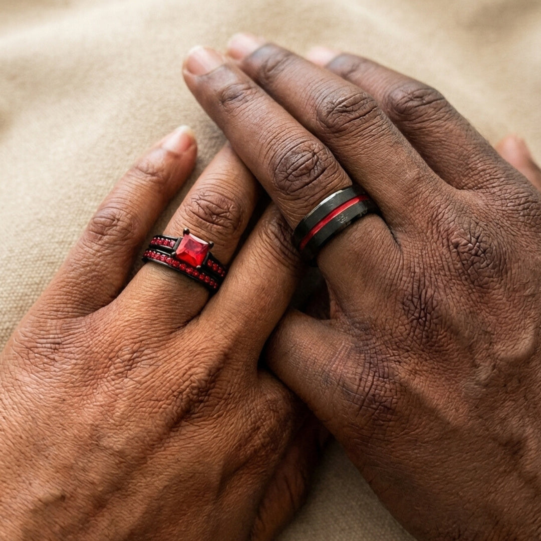 Ruby Love Rings