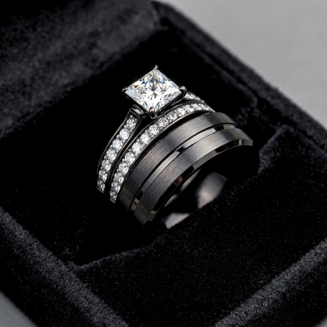 Moonlight Shadow Rings