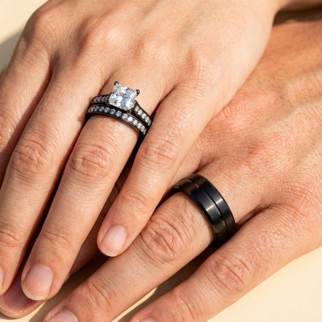 Moonlight Shadow Rings