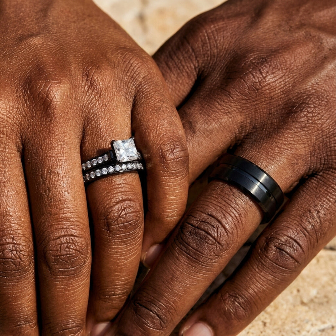 Moonlight Shadow Rings