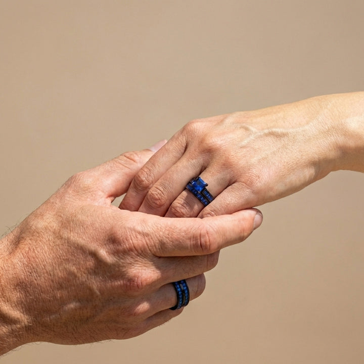Midnight Sapphire Rings