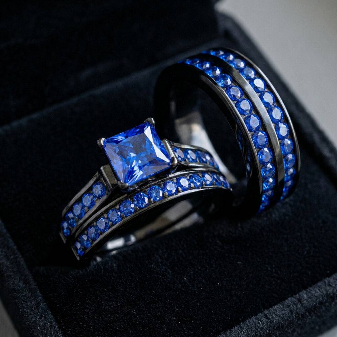 Midnight Sapphire Rings