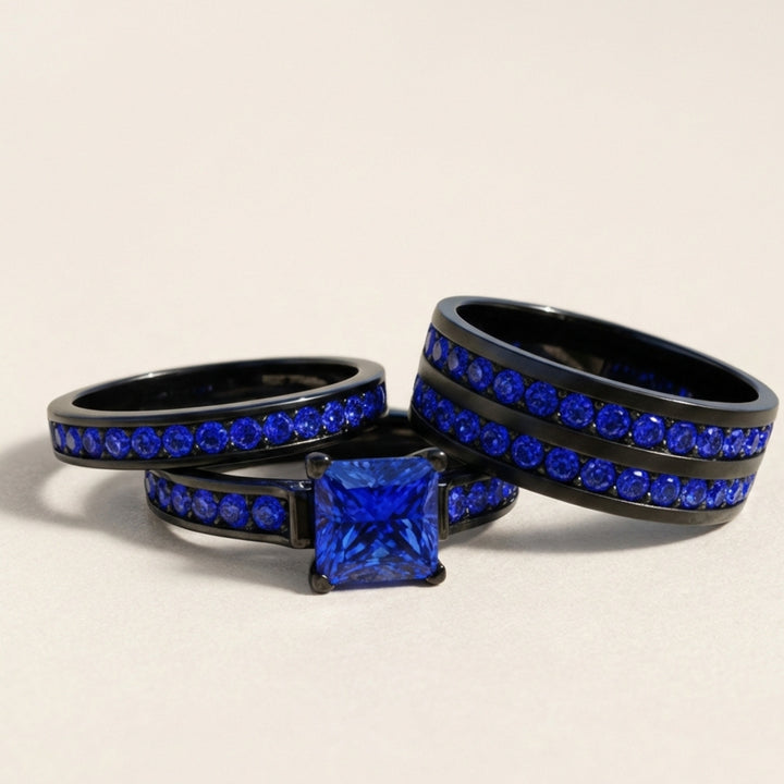 Midnight Sapphire Rings