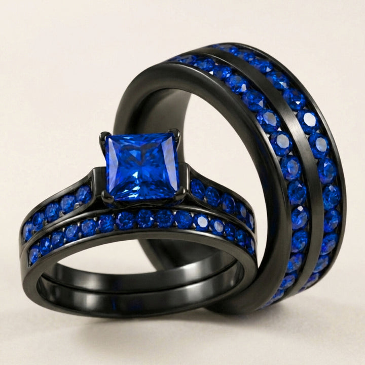 Midnight Sapphire Rings