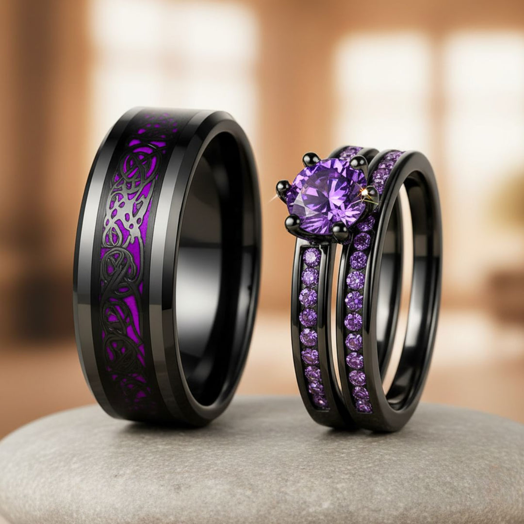 Lilac Blossom Rings