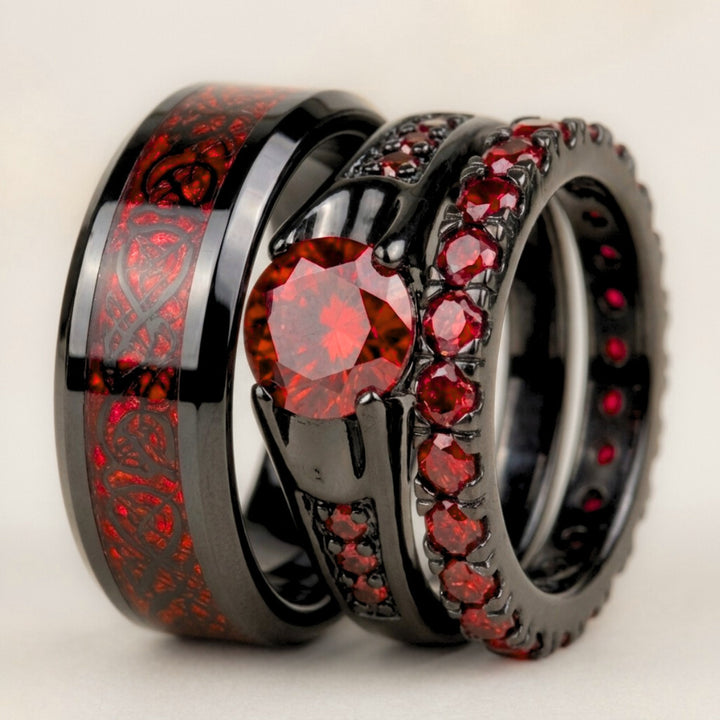 Red Beauty Rings
