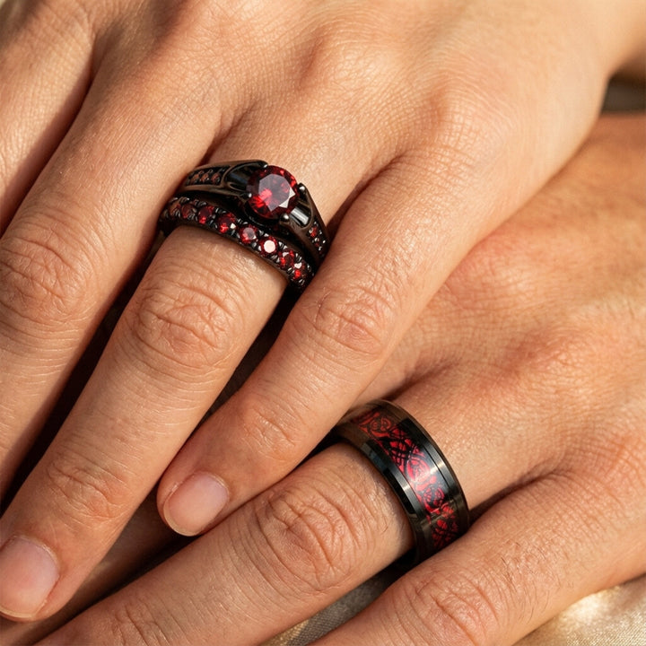 Red Beauty Rings