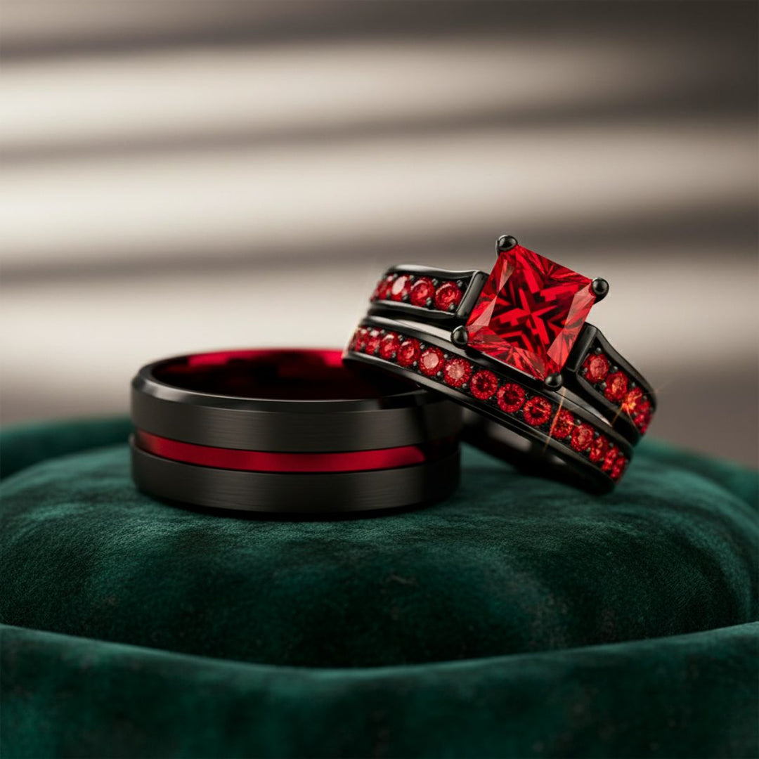 Ruby Love Rings