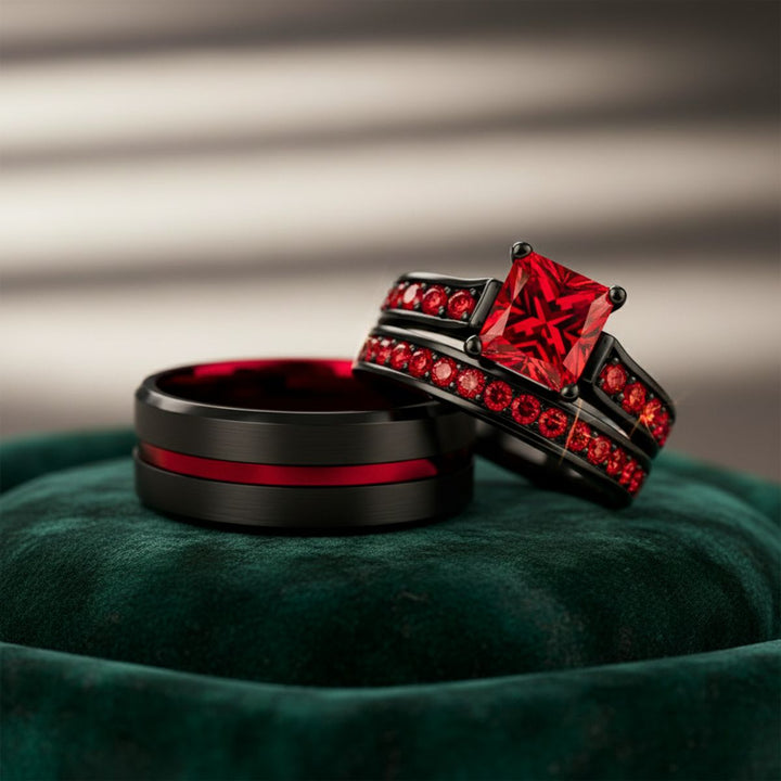 Ruby Love Rings