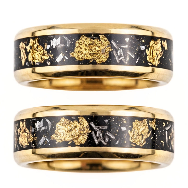 Golden Noir Rings