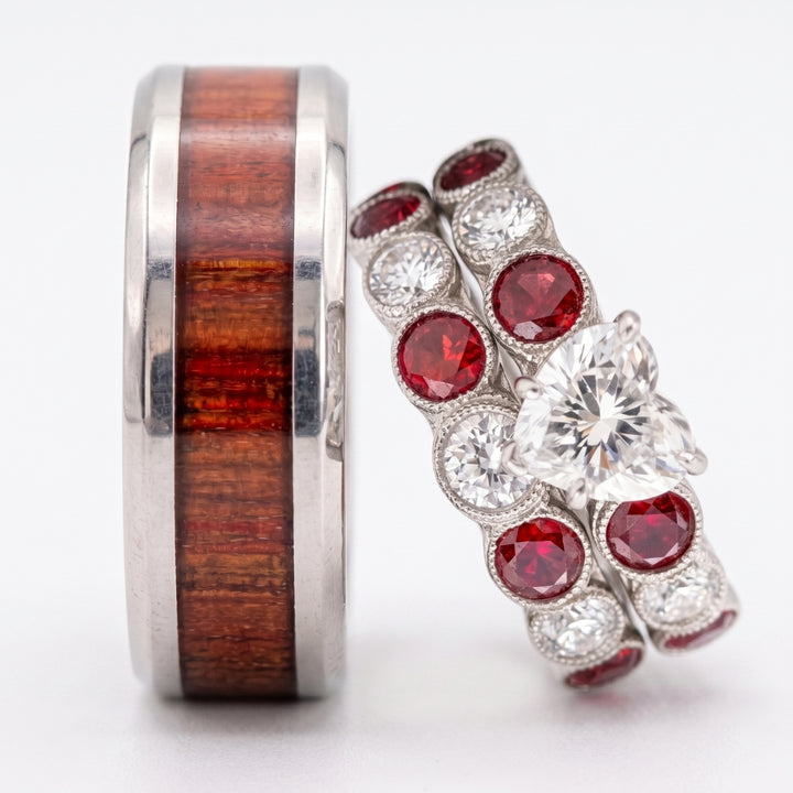 Crimson Love Rings