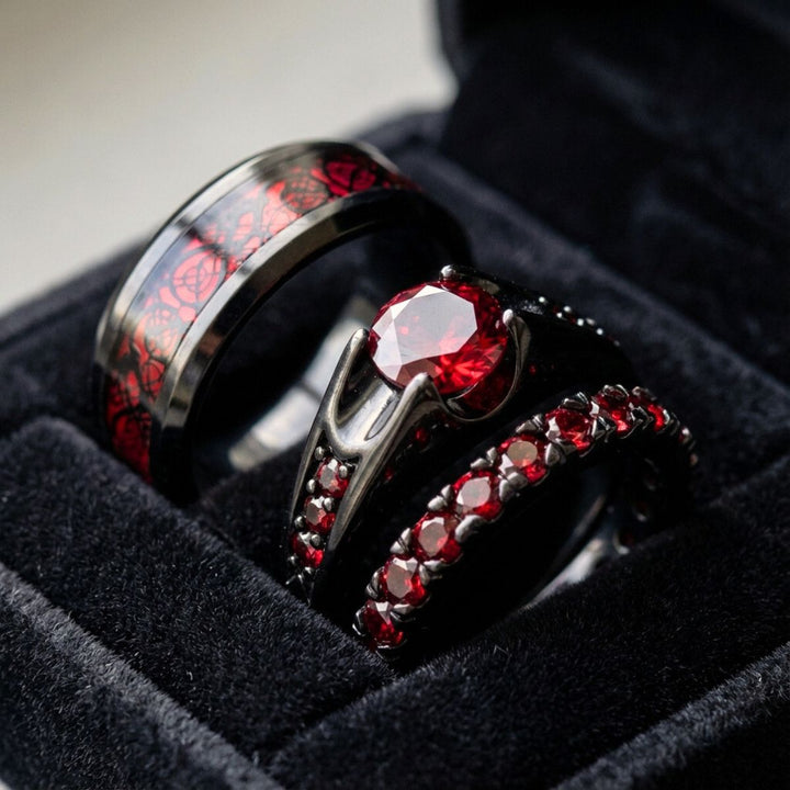 Red Beauty Rings