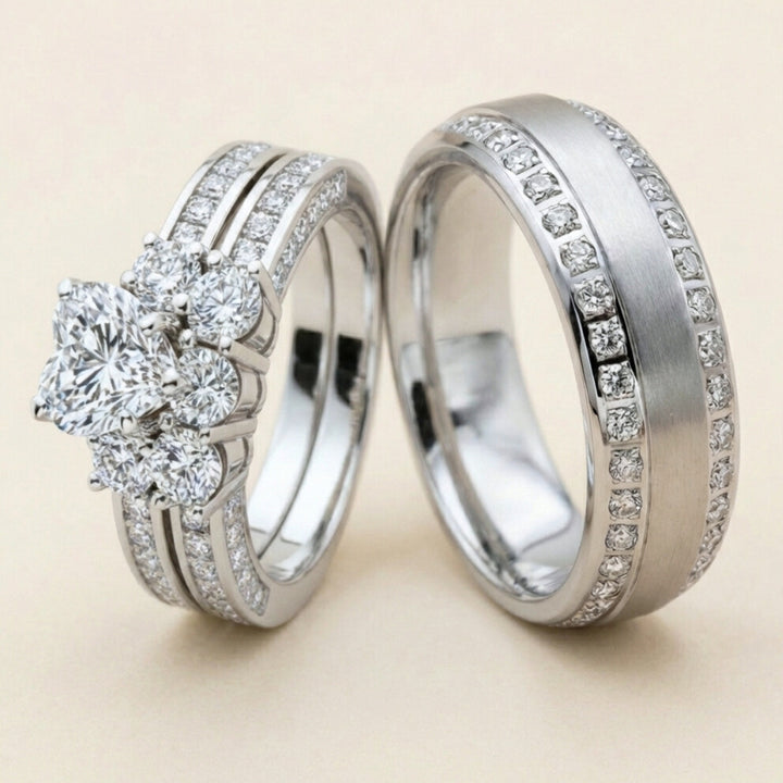 Hearted Love Rings
