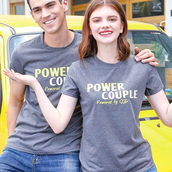 Power Couple Gray Shirts