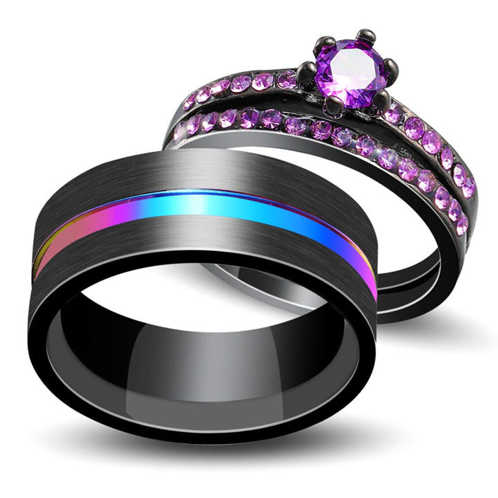 Lilac Love Rings