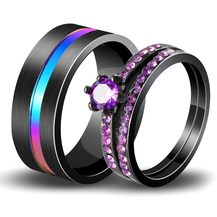 Lilac Love Rings