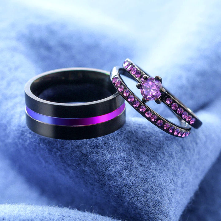 Lilac Love Rings