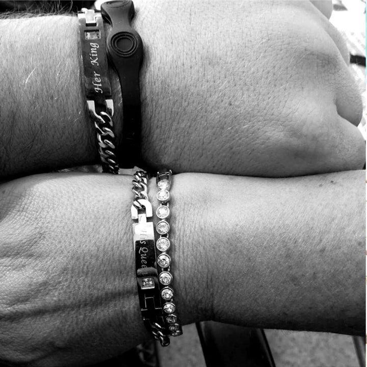 Chain & Link Bracelets - His Angel Her Demon Bracelets