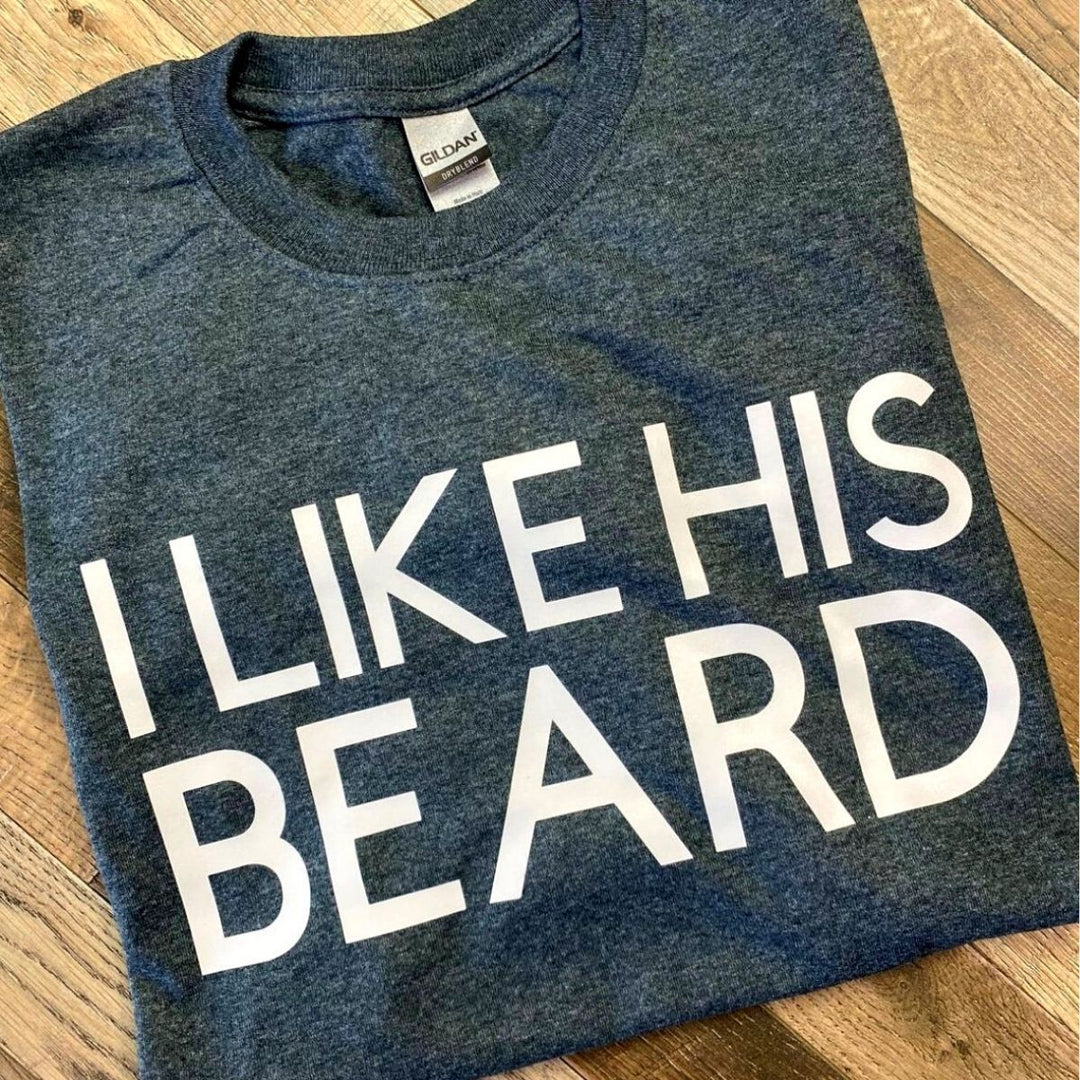 Couple Shirts - Gray His Beard & Her Butt Shirts