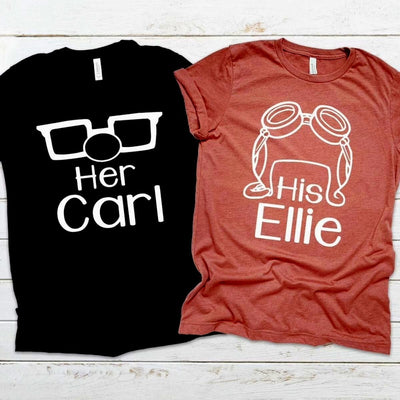 Couple Shirts - Her Carl & His Ellie Shirts